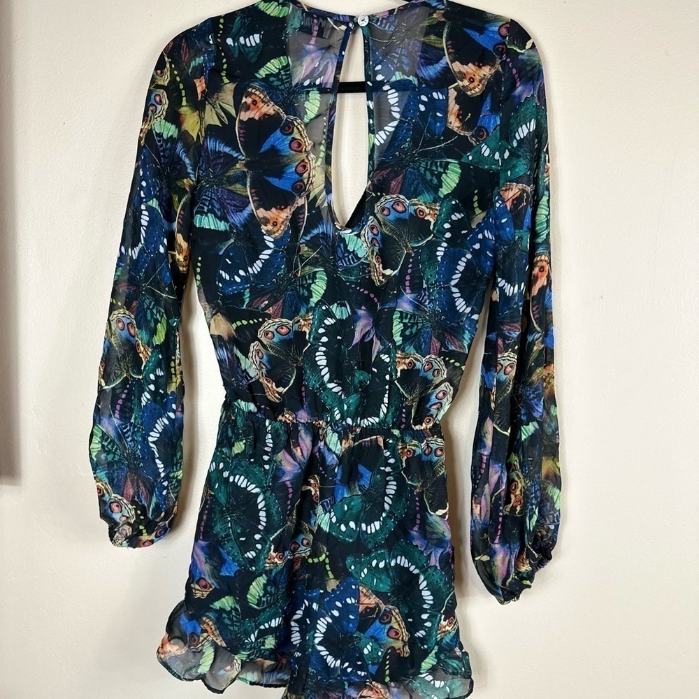 Mumu xsmall romper / jumpsuit 18-p 2 p 29” length 12” waist with stretch - Picture 7 of 9